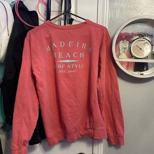 Pink surf sweatshirt